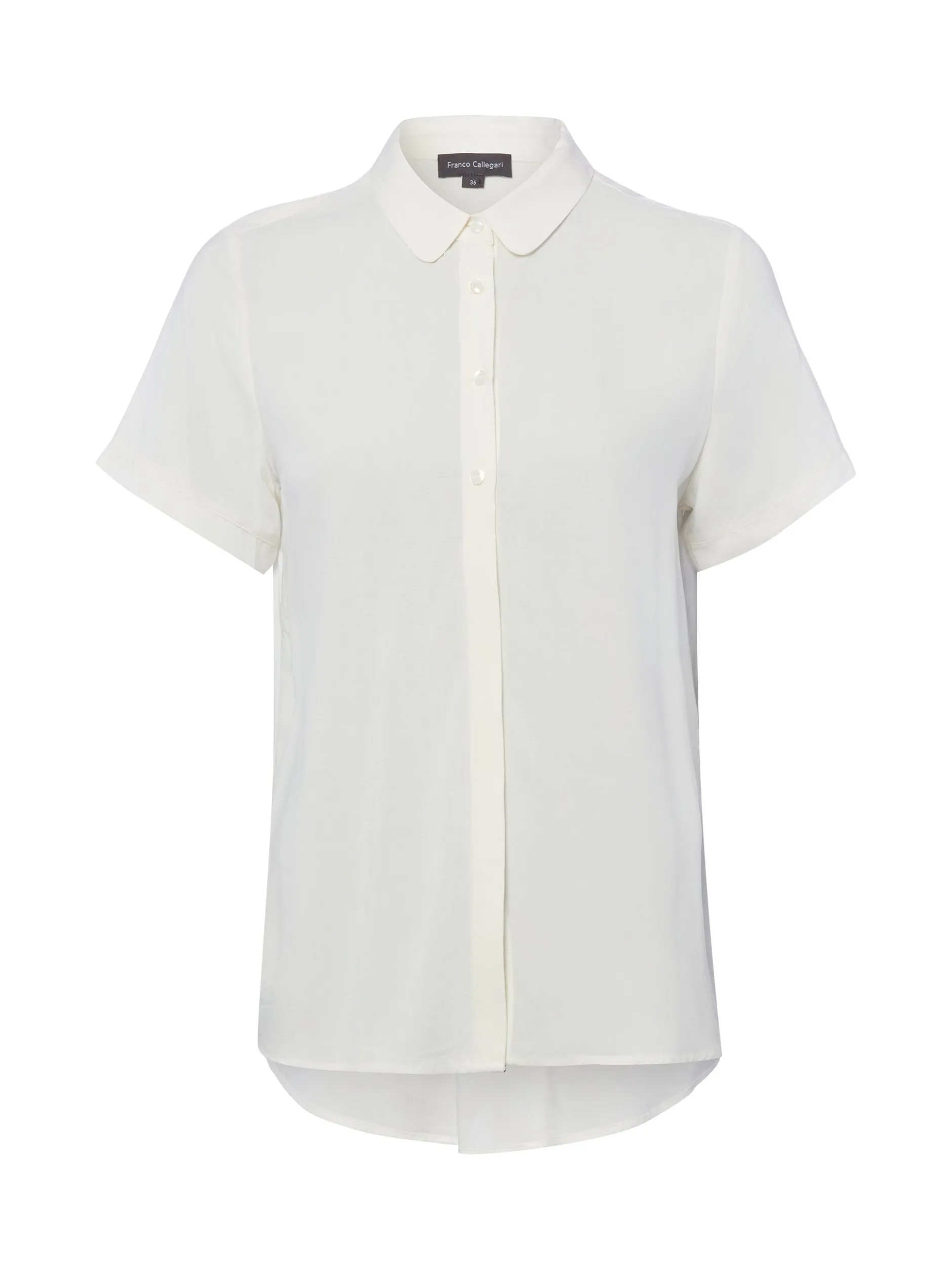 Franco Callegari Damen Hemdbluse in weiß