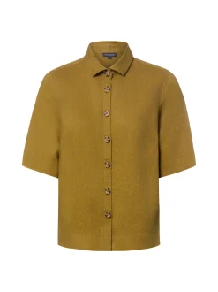 Franco Callegari Damen Leinenbluse in schilf