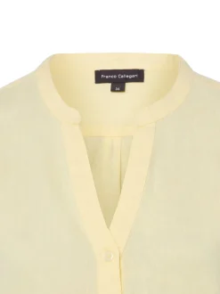 Franco Callegari Damen Leinenbluse in vanille