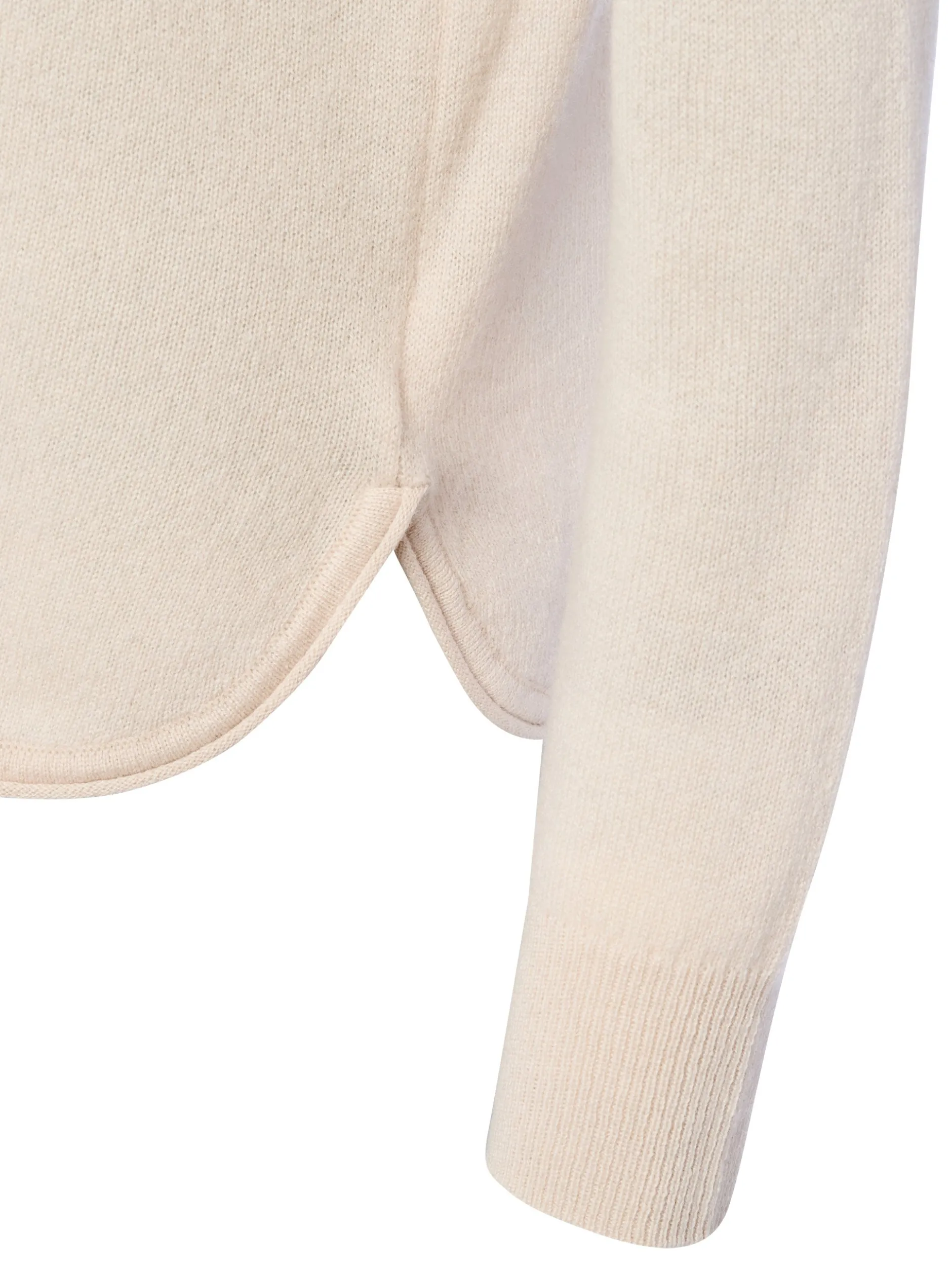 Franco Callegari Damen Pure Cashmere Pullover in beige