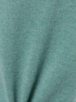 Franco Callegari Damen Pure Cashmere Strickshirt in smaragd mint