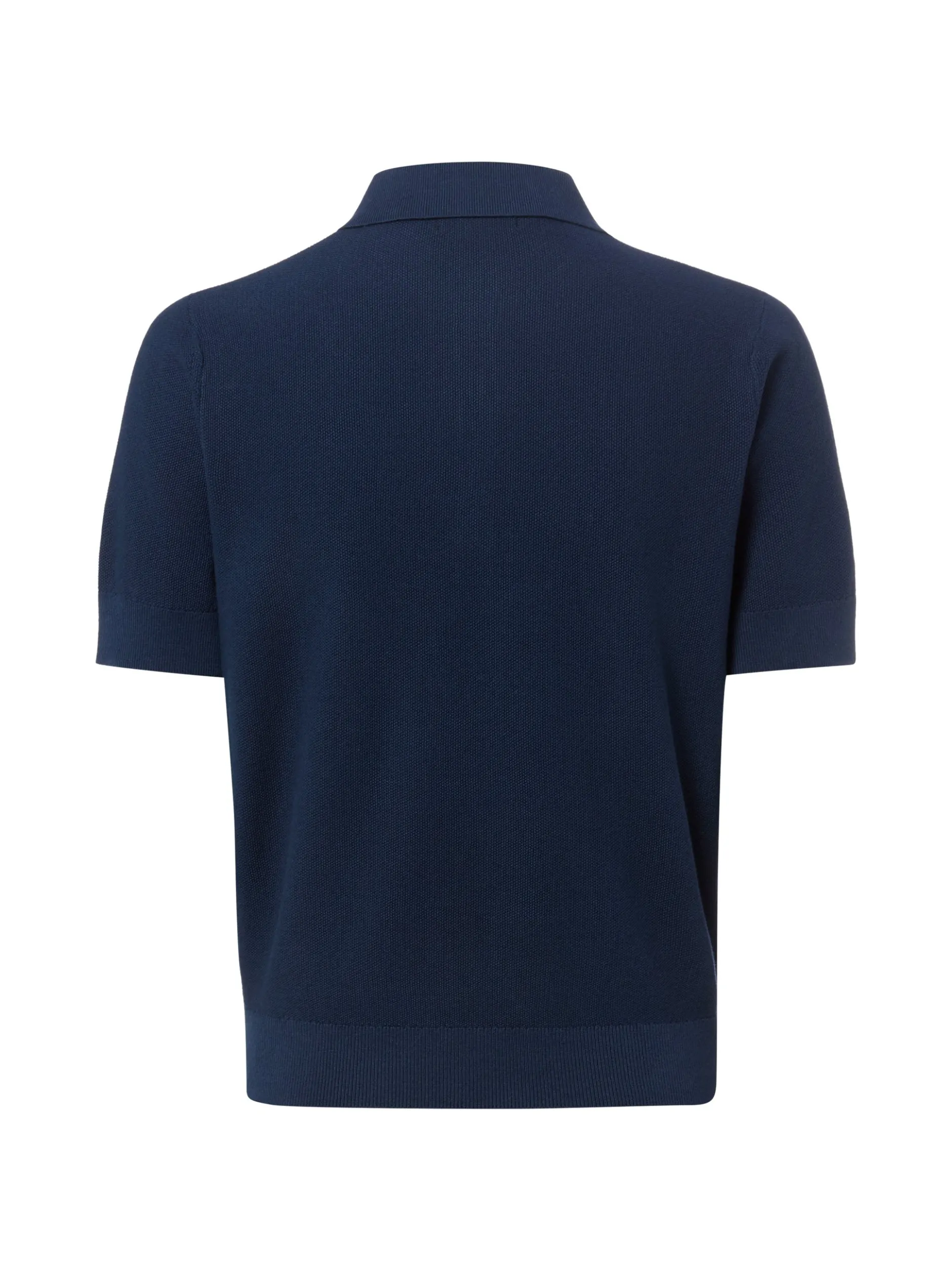 Franco Callegari Damen Strick-Poloshirt in indigo