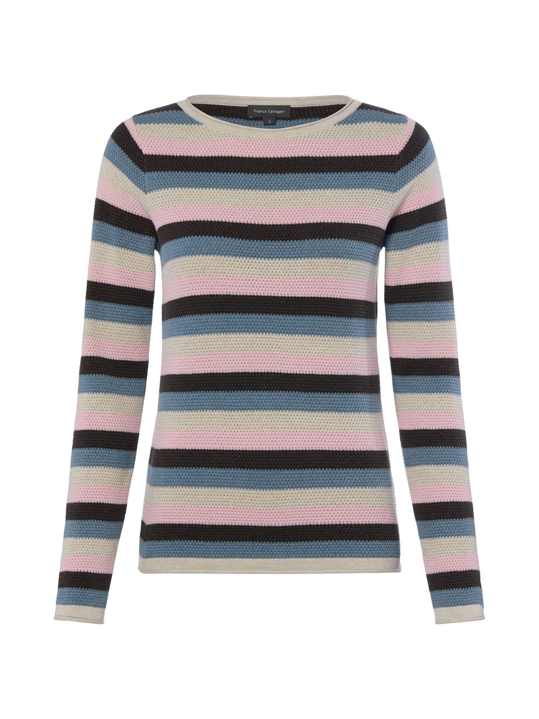 Franco Callegari Damen Strickpullover in rosa blau