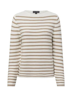 Franco Callegari Damen Strickpullover in weiß melange