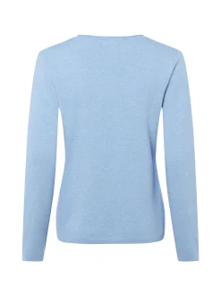 Franco Callegari Damen Strickpullover mit Cashmere-Anteil in hellblau