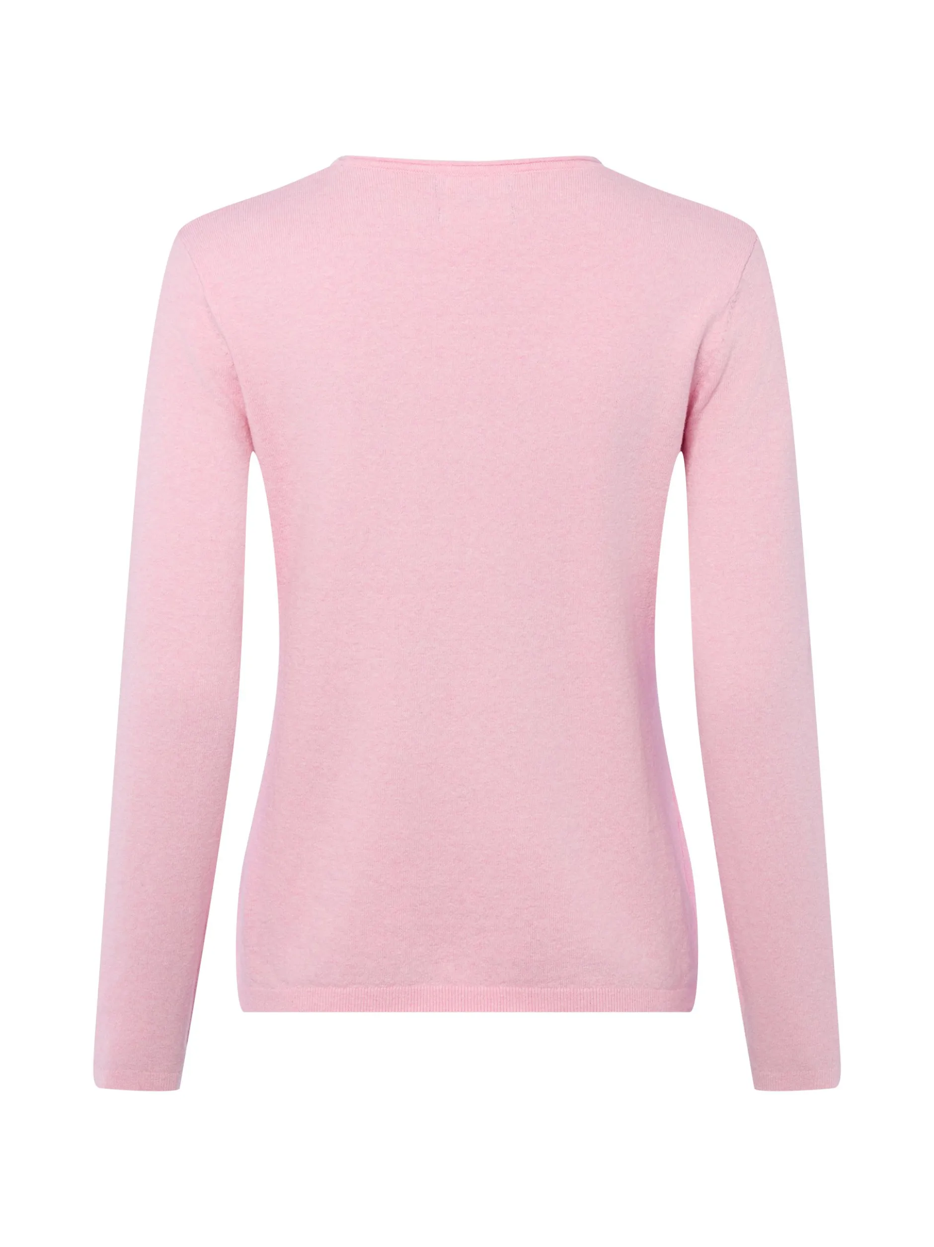 Franco Callegari Damen Strickpullover mit Cashmere-Anteil in rosa