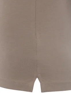 Franco Callegari Damen T-Shirt in taupe - Ärmel: 3/4 Arm