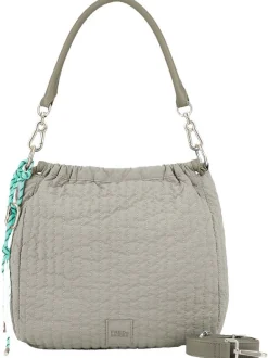 FredsBruder Damen Handtasche - Just Flow Hobo in grau