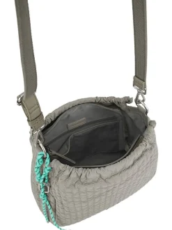 FredsBruder Damen Handtasche - Just Flow Hobo in grau