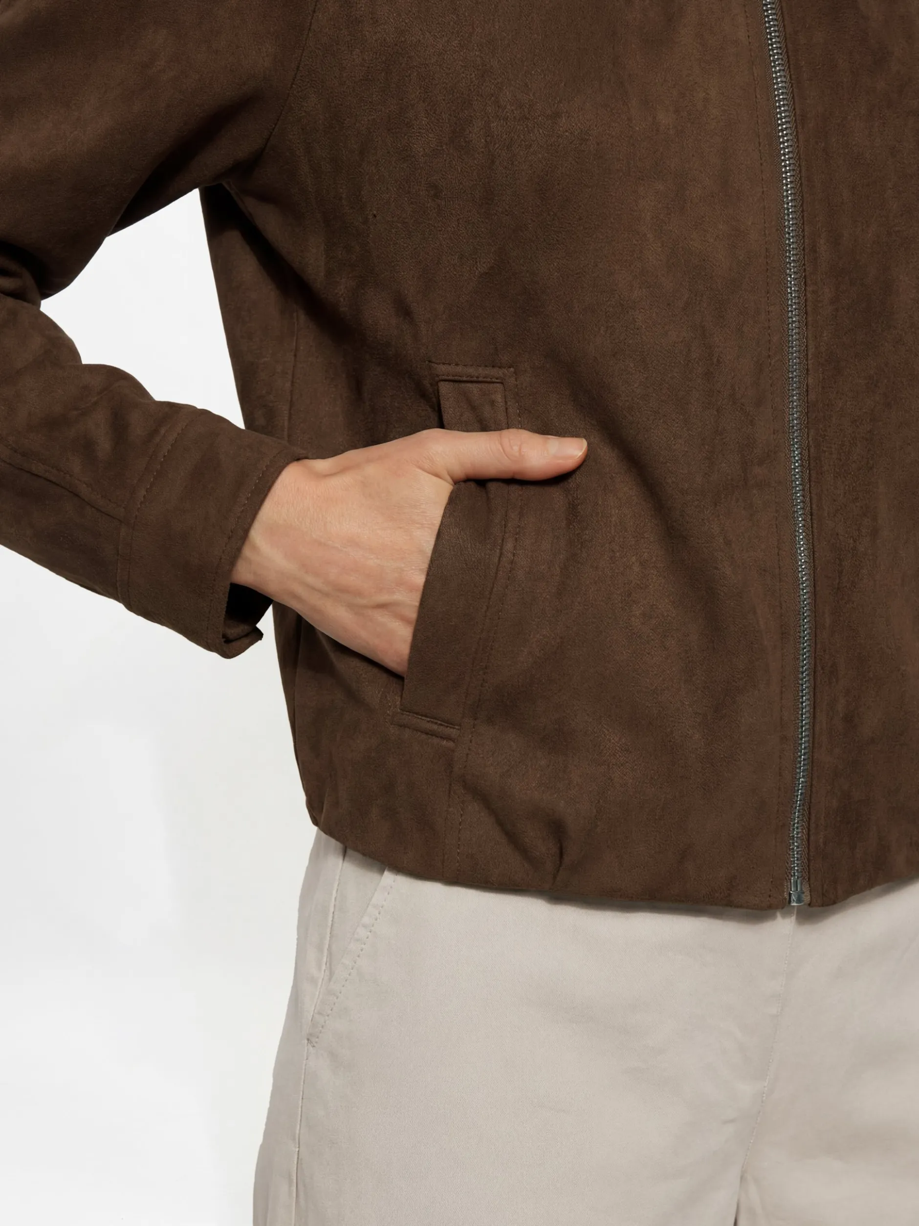 Fuchs Schmitt Damen Kunstlederjacke - Brescia in schlamm
