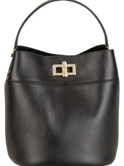 Furla Damen Handtasche - Amelia Bucket Bag M in schwarz