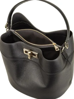 Furla Damen Handtasche - Amelia Bucket Bag M in schwarz