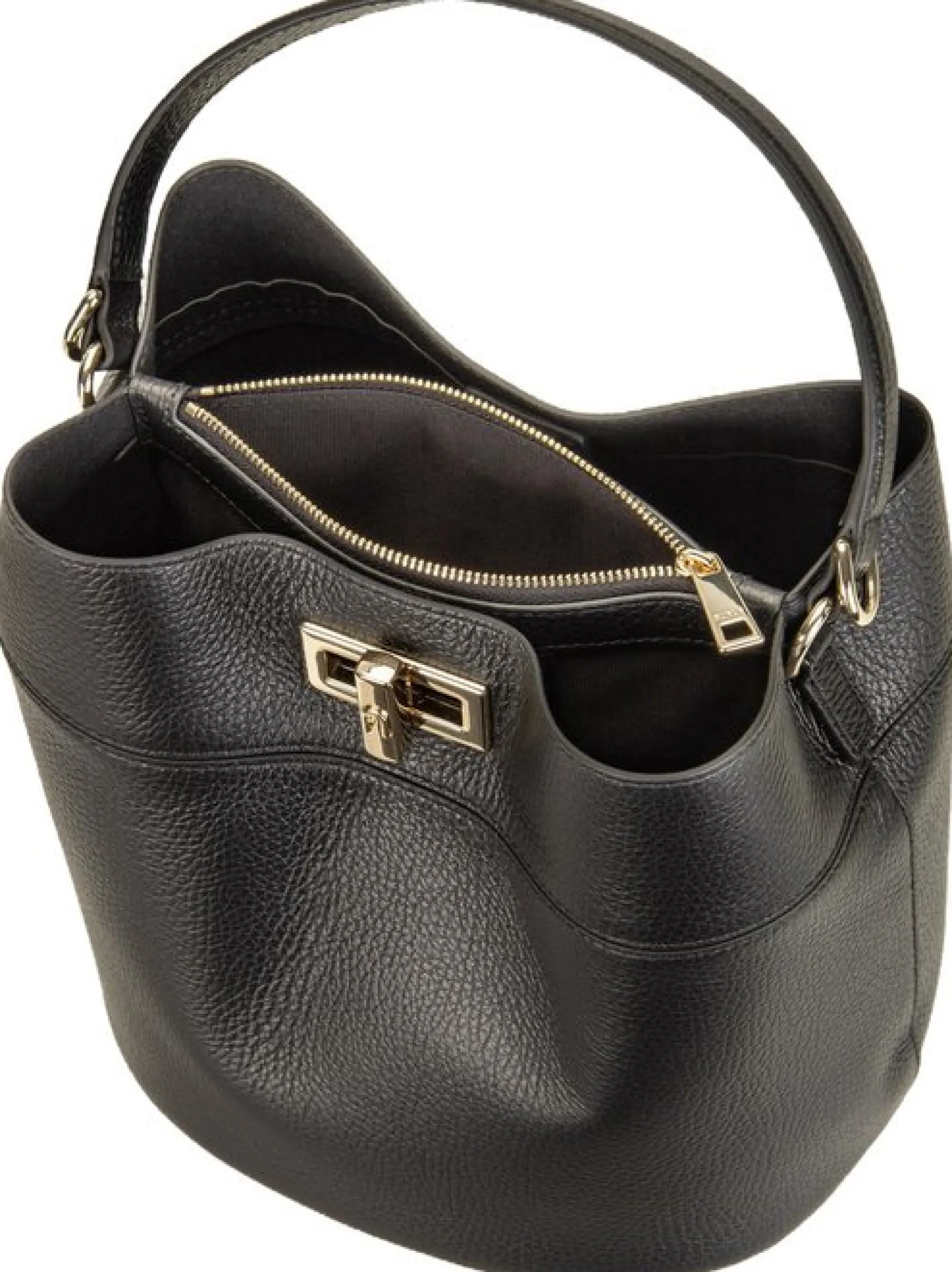 Furla Damen Handtasche - Amelia Bucket Bag M in schwarz