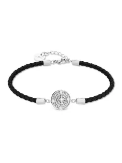 Fynch-Hatton Damen Armband - The Compass Coin in silber
