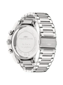 Fynch-Hatton Damen Armbanduhr - The Silver Chrono in silber