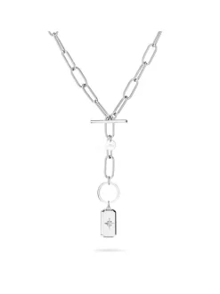 Fynch-Hatton Damen Halskette - Sparkling Star in silber
