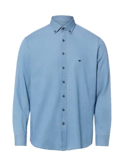 Fynch-Hatton Herren Jeanshemd in hellblau