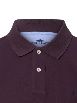 Fynch-Hatton Herren Poloshirt in aubergine
