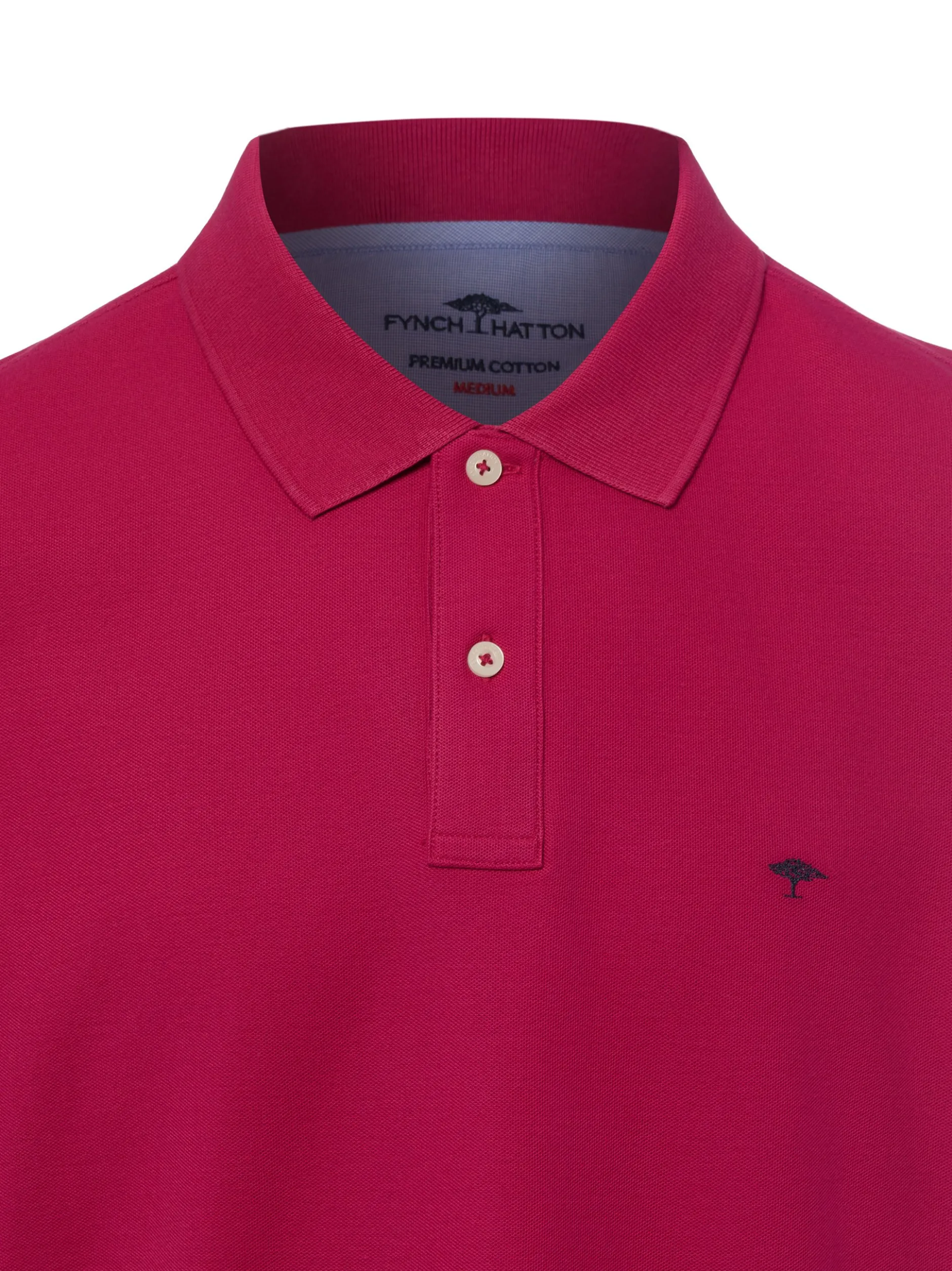 Fynch-Hatton Herren Poloshirt in fuchsia