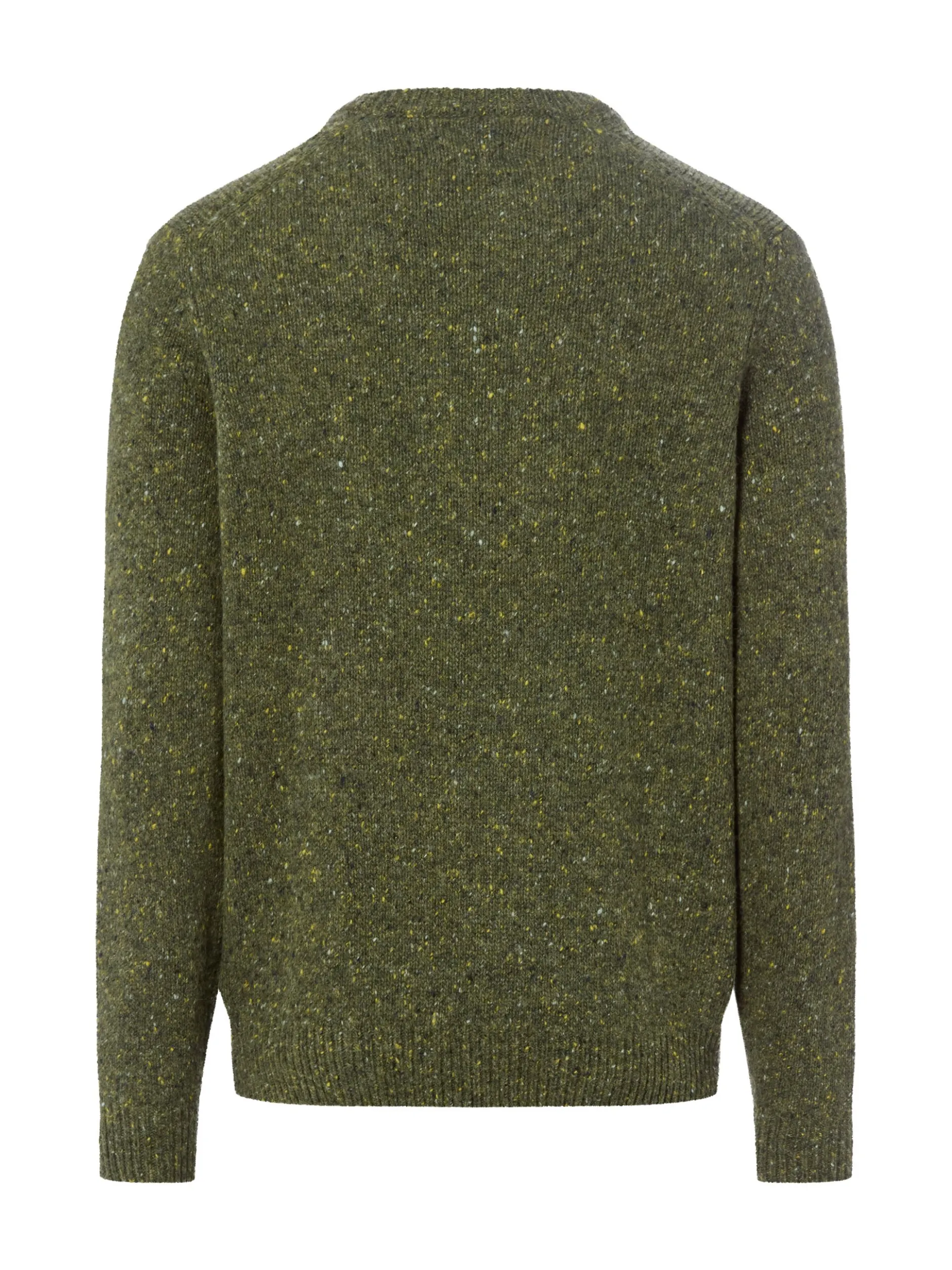 Fynch-Hatton Herren Wollpullover mit Alpaka-Anteil in oliv