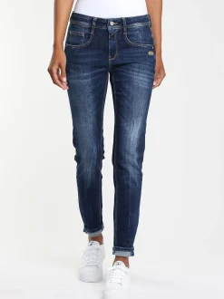 GANG Damen Jeans - 94AMELIE in blau - Länge: lang