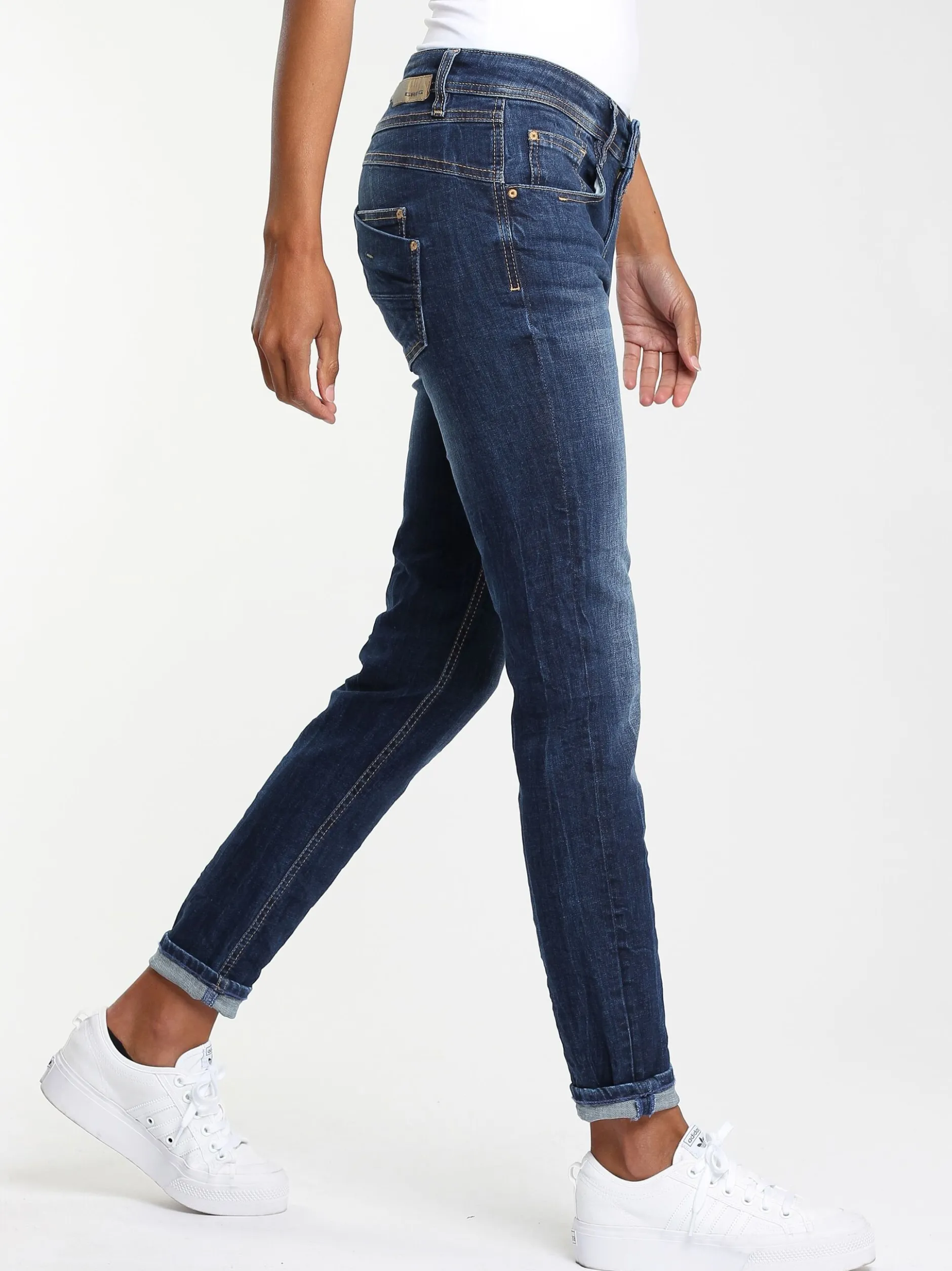 GANG Damen Jeans - 94AMELIE in blau - Länge: lang
