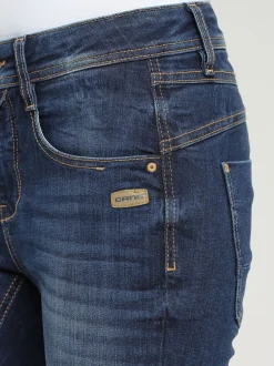 GANG Damen Jeans - 94AMELIE in blau - Länge: lang