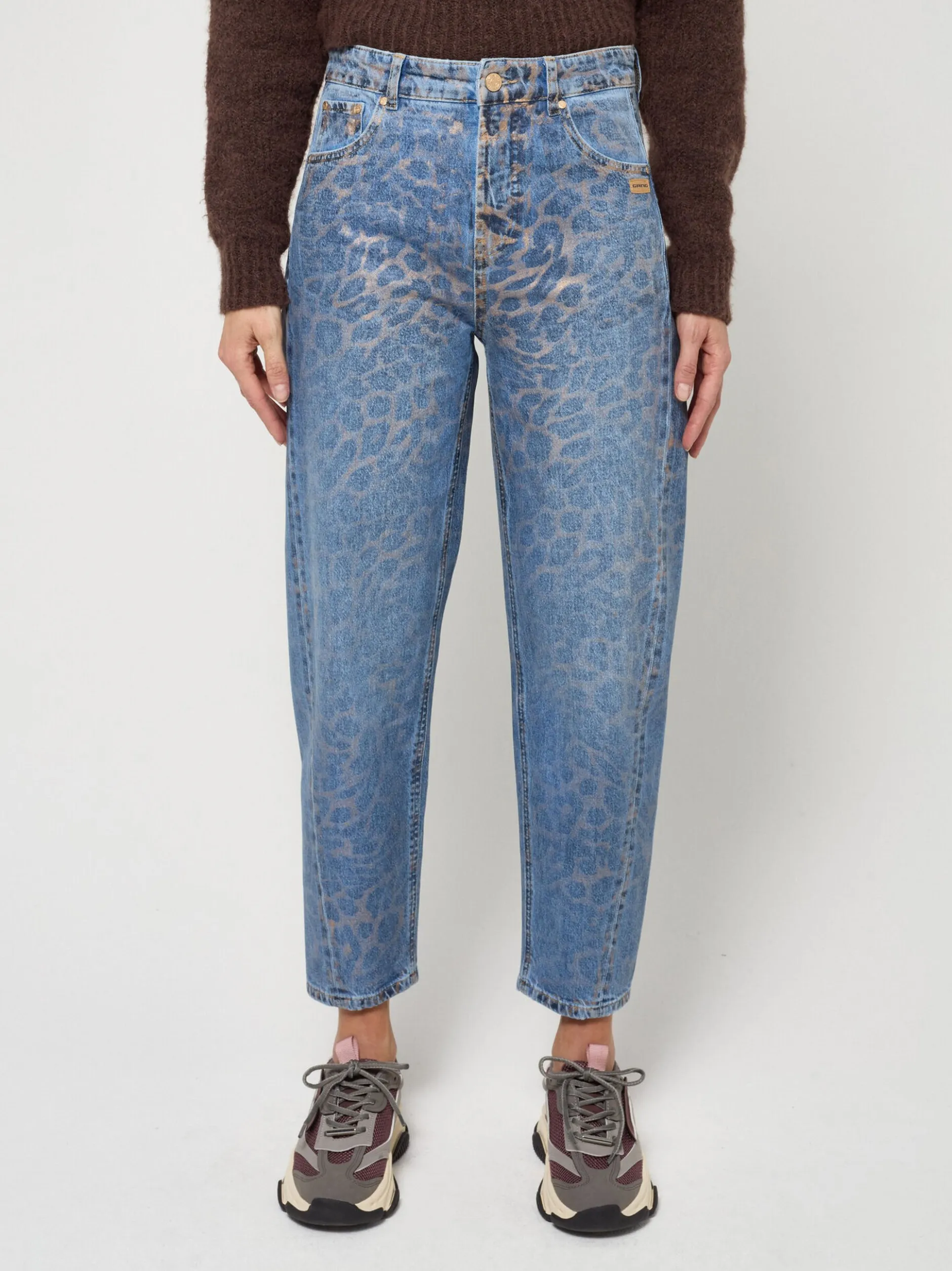 GANG Damen Jeans - 94BLAKE in blau - Länge: verkürzt