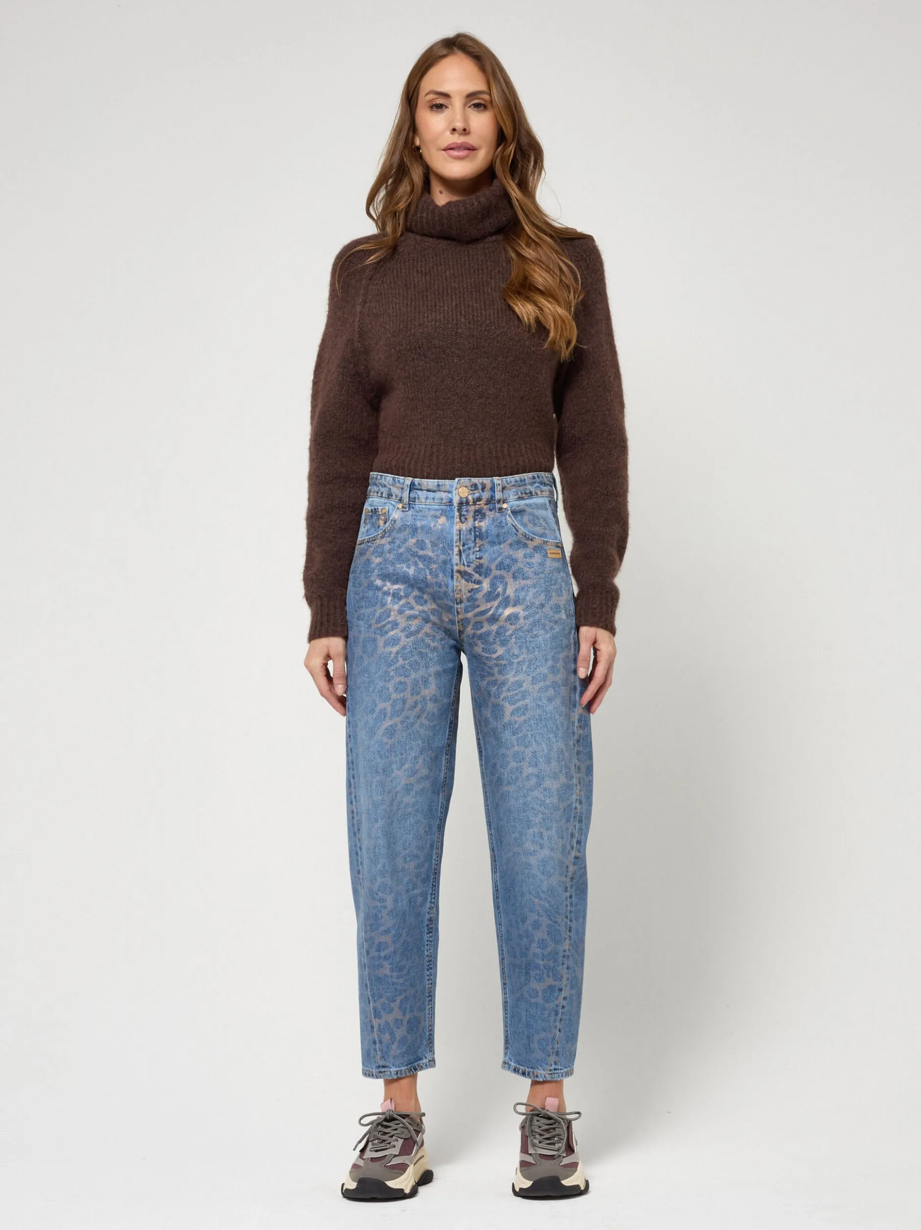 GANG Damen Jeans - 94BLAKE in blau - Länge: verkürzt