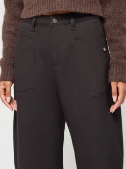 GANG Damen Jeans- 94ODINA in braun - Länge: verkürzt
