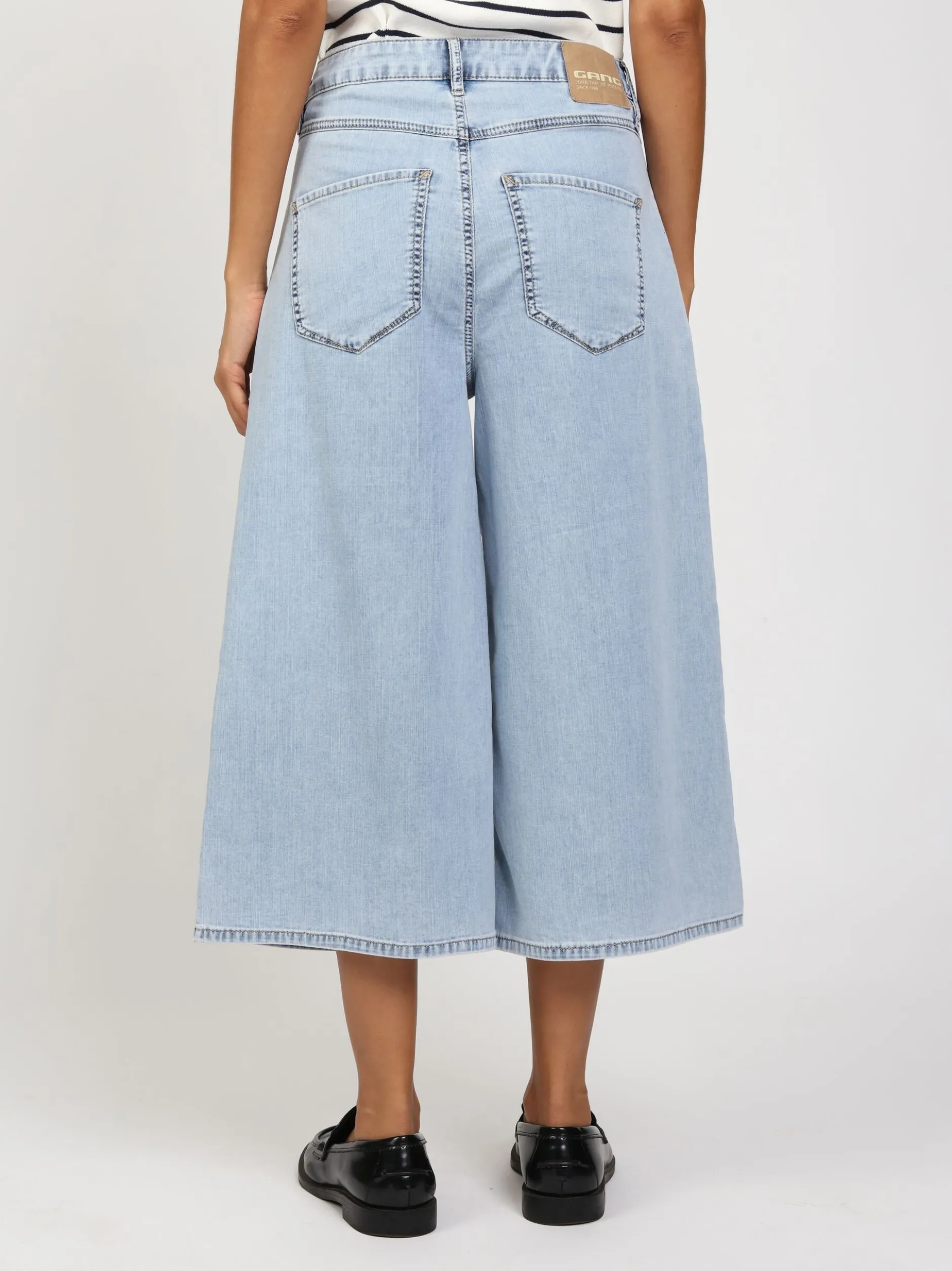 GANG Damen Jeans - 94WANDA CULOTTE in hellblau