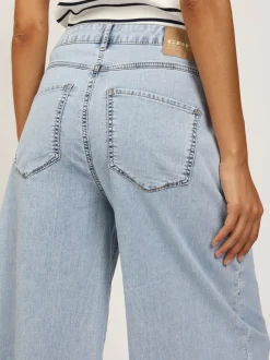 GANG Damen Jeans - 94WANDA CULOTTE in hellblau