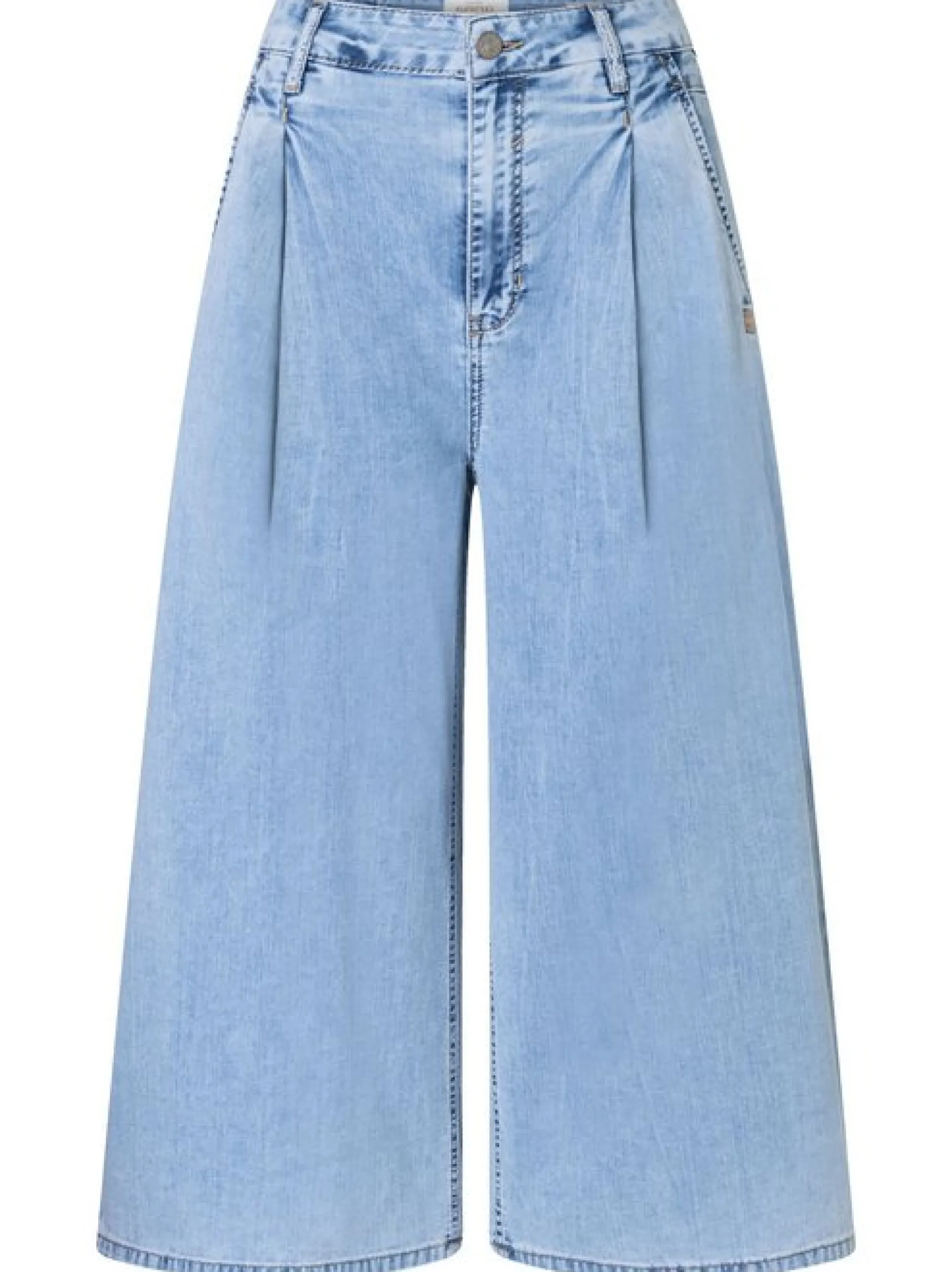 GANG Damen Jeans - 94WANDA CULOTTE in hellblau