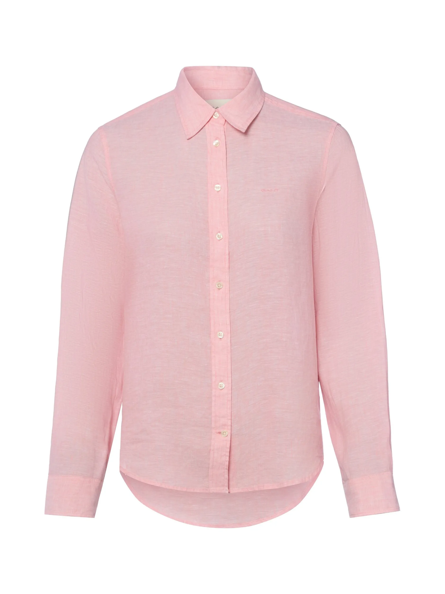 Gant Damen Leinenbluse in rosa - Ärmel: langarm