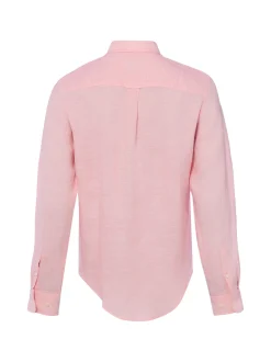 Gant Damen Leinenbluse in rosa - Ärmel: langarm