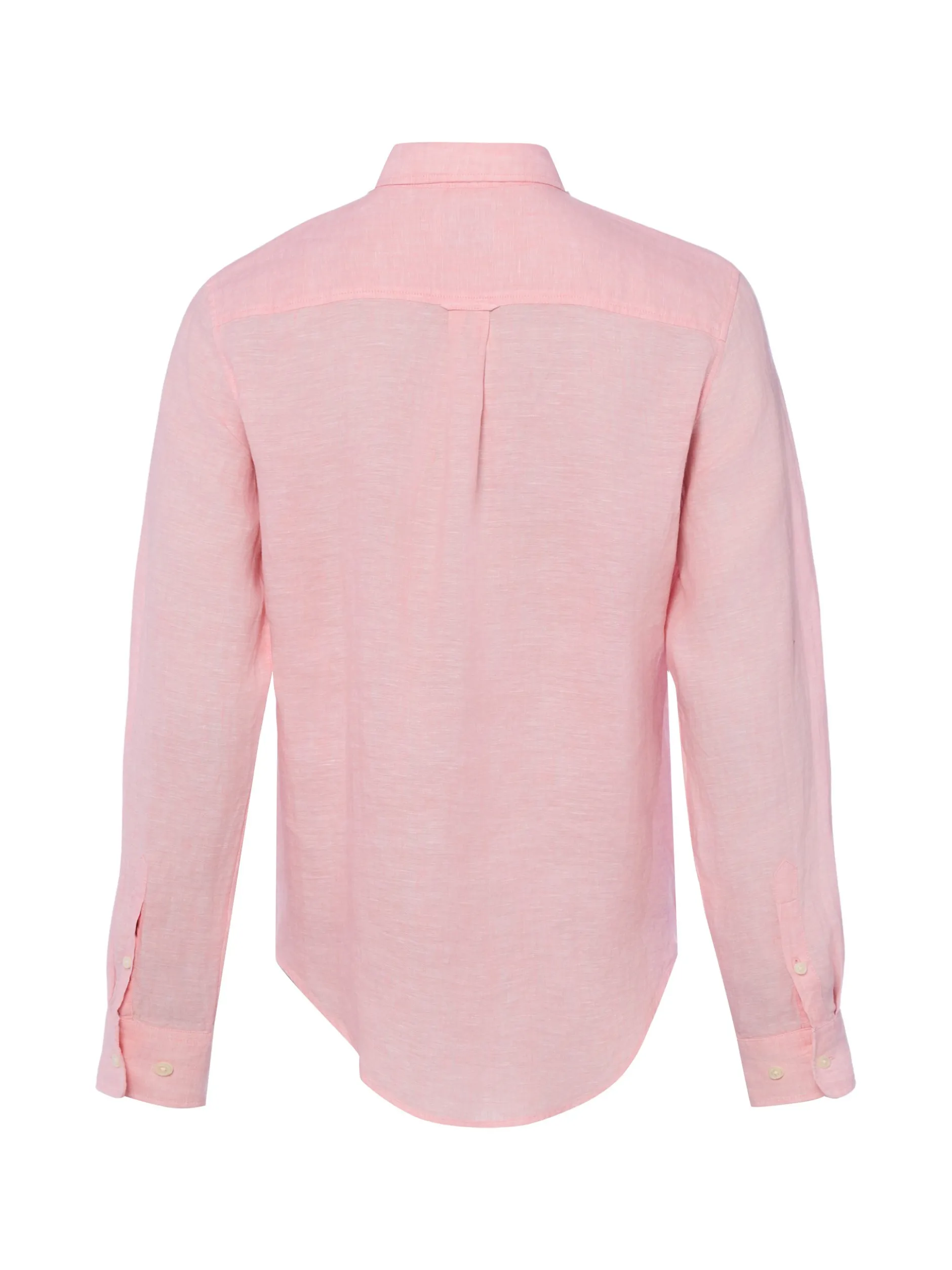 Gant Damen Leinenbluse in rosa - Ärmel: langarm