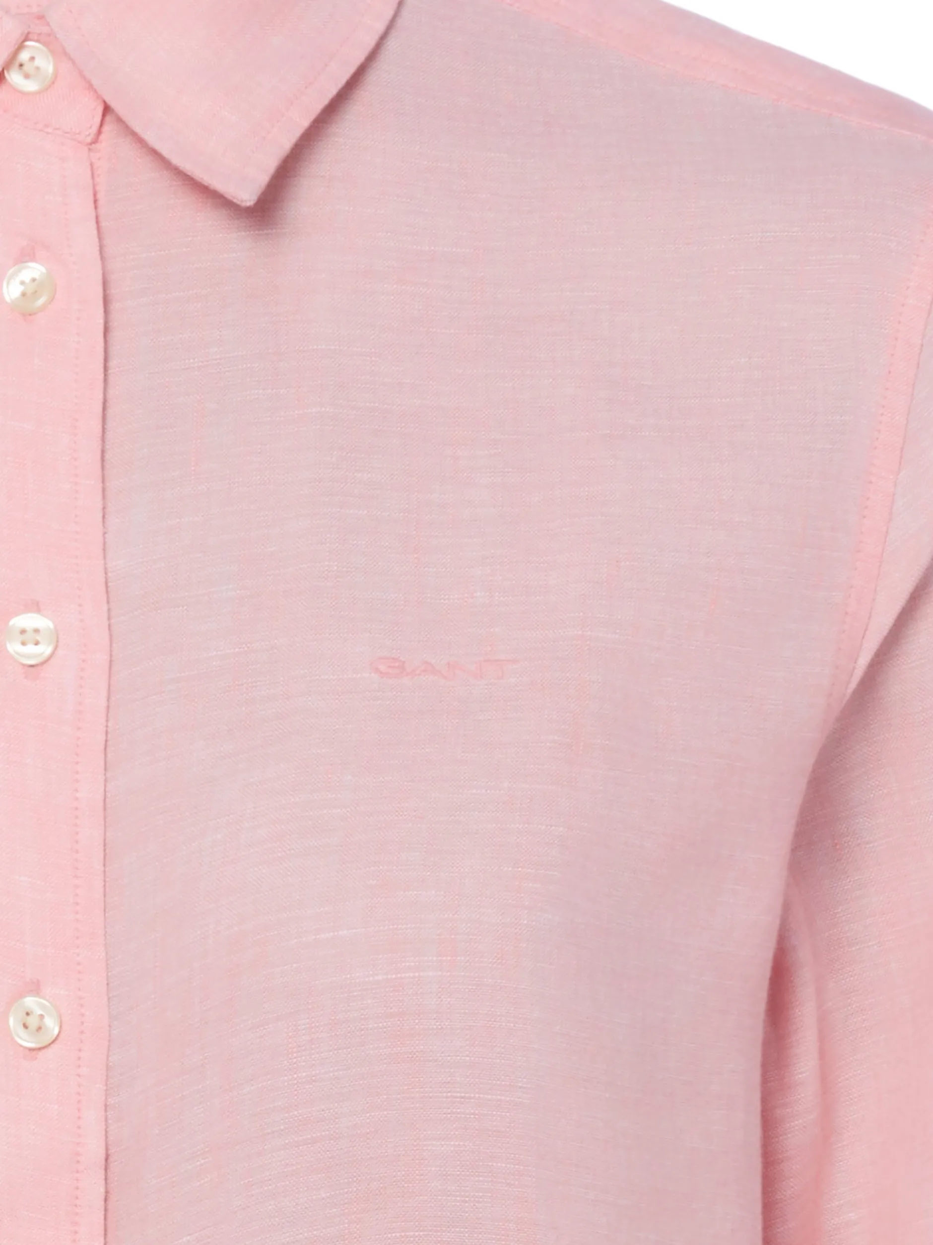 Gant Damen Leinenbluse in rosa - Ärmel: langarm