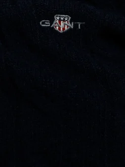 Gant Damen Strickpullover aus Lammwolle in marine