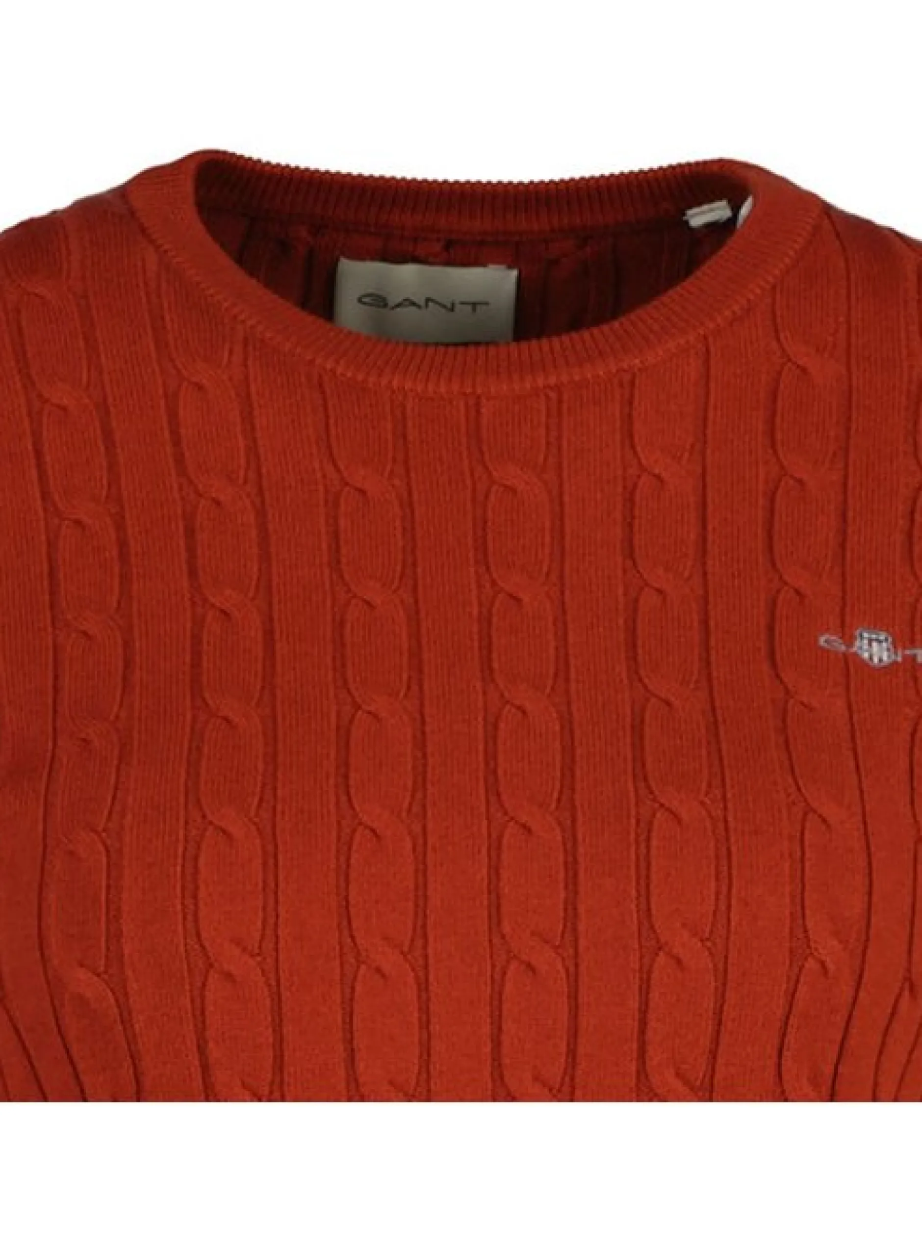 Gant Damen Strickpullover in rot - Ausschnitt: Rundhals