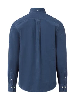Gant Herren Cordhemd in indigo - Ausschnitt: Button-Down