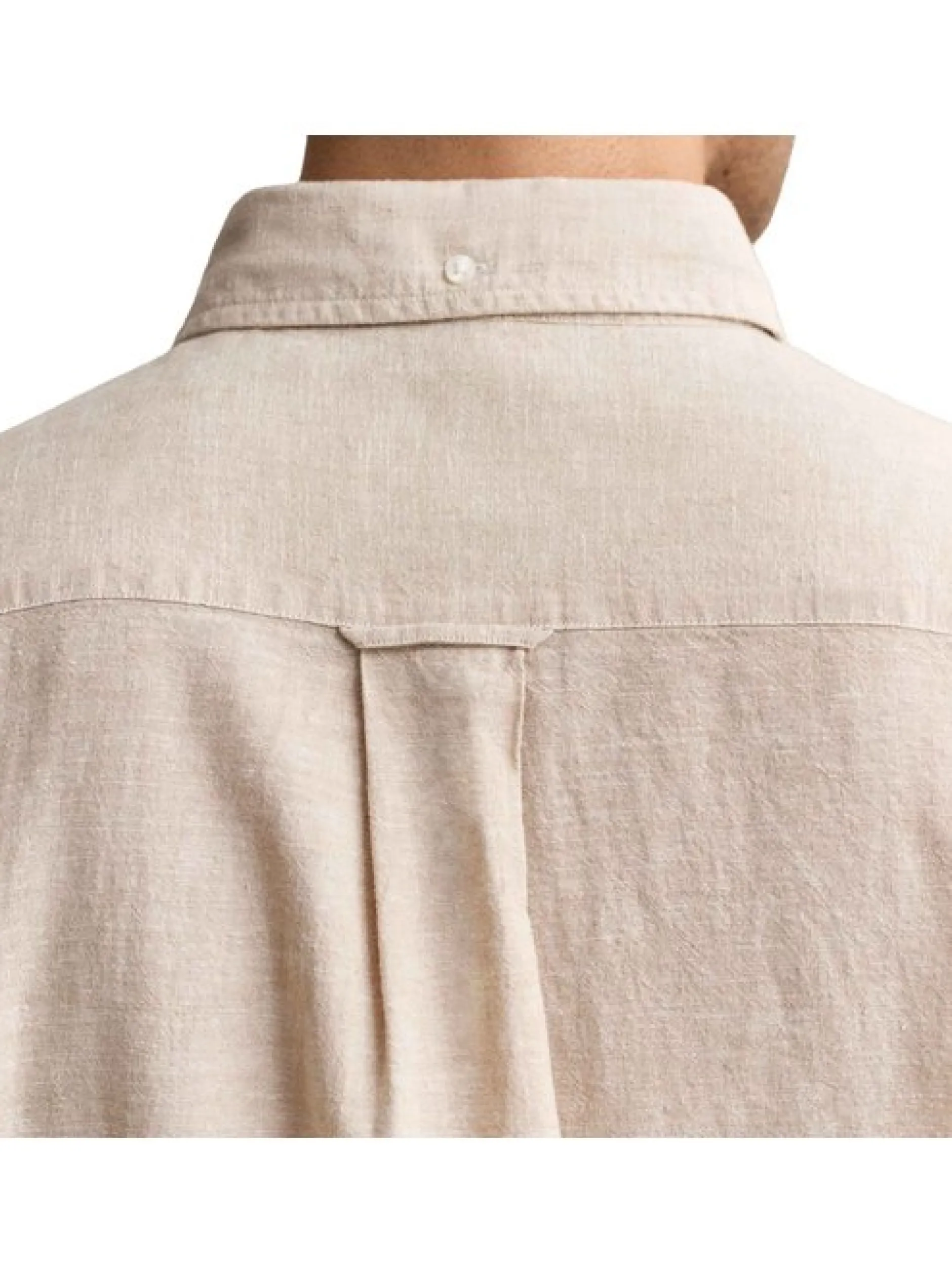 Gant Herren Hemd in beige - Ärmel: langarm