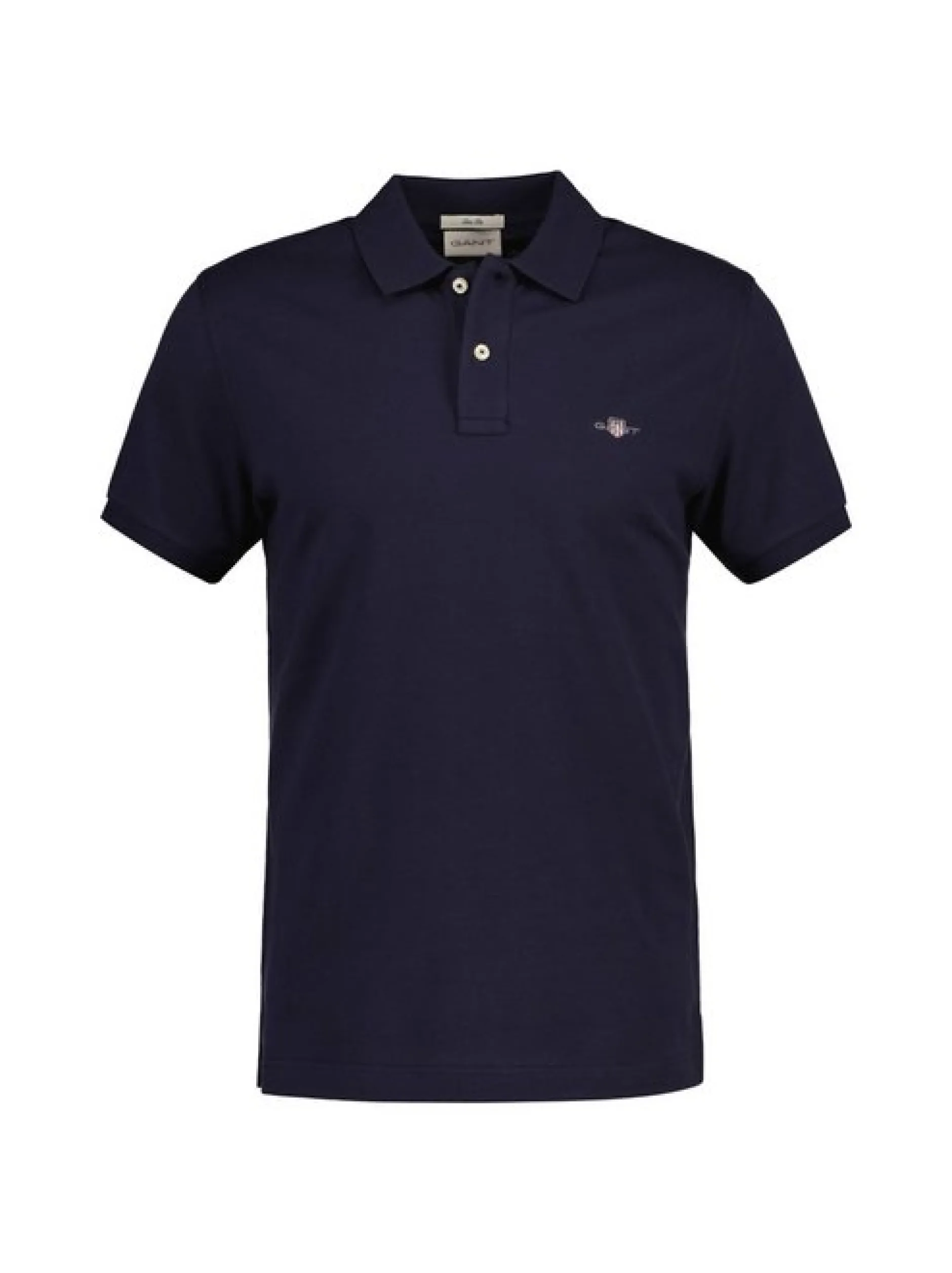 Gant Herren Poloshirt in blau - Ausschnitt: Polokragen