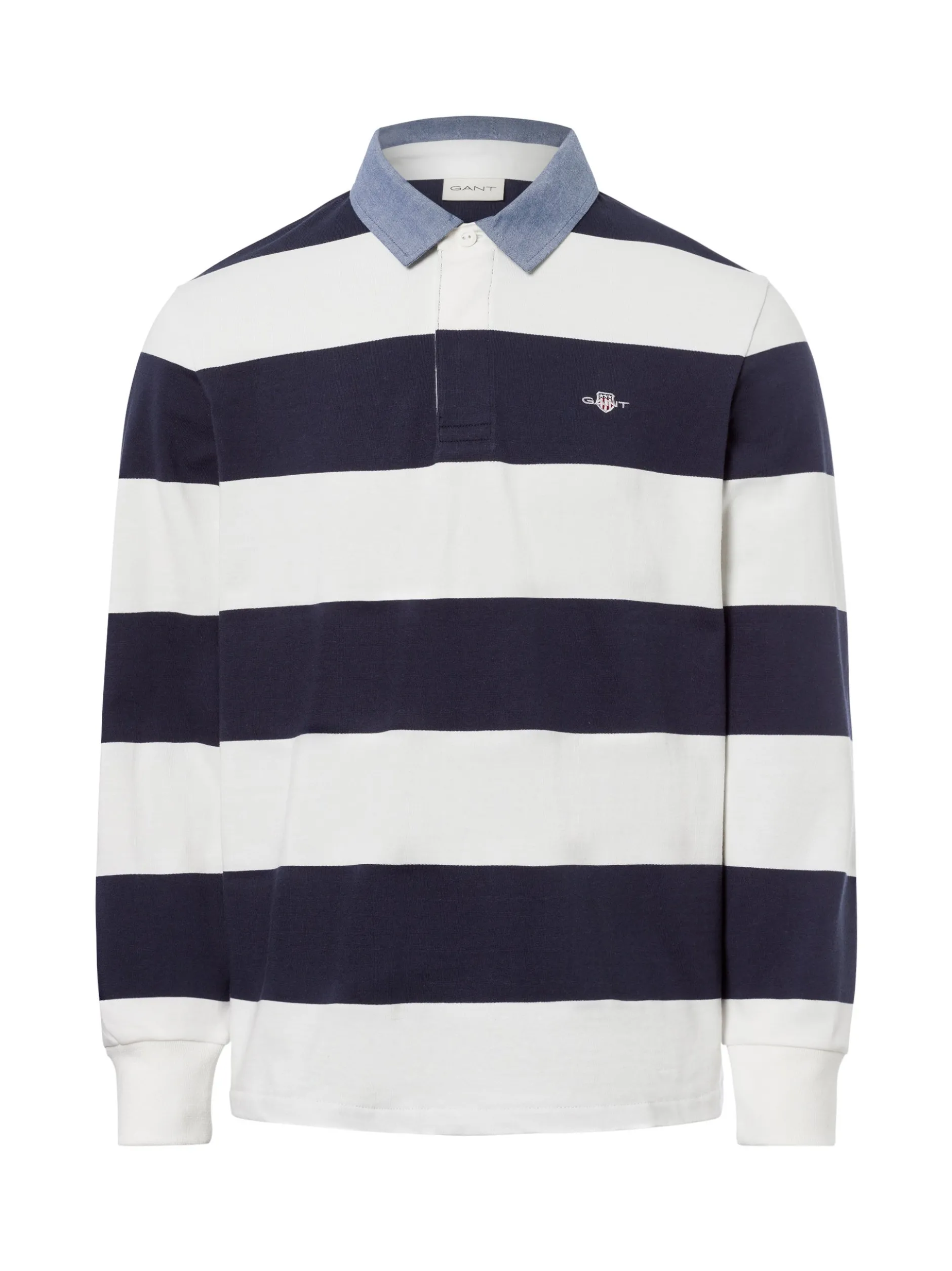 Gant Herren Poloshirt in ecru - Ausschnitt: Polokragen
