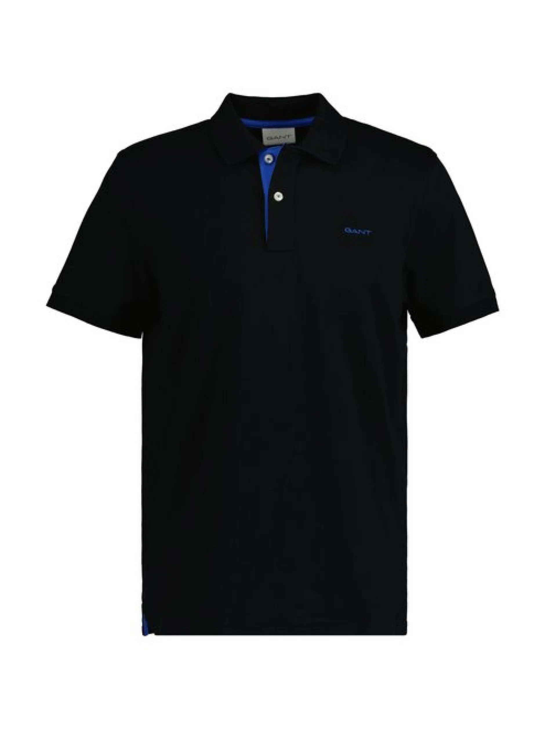 Gant Herren Poloshirt in schwarz - Ärmel: kurzarm