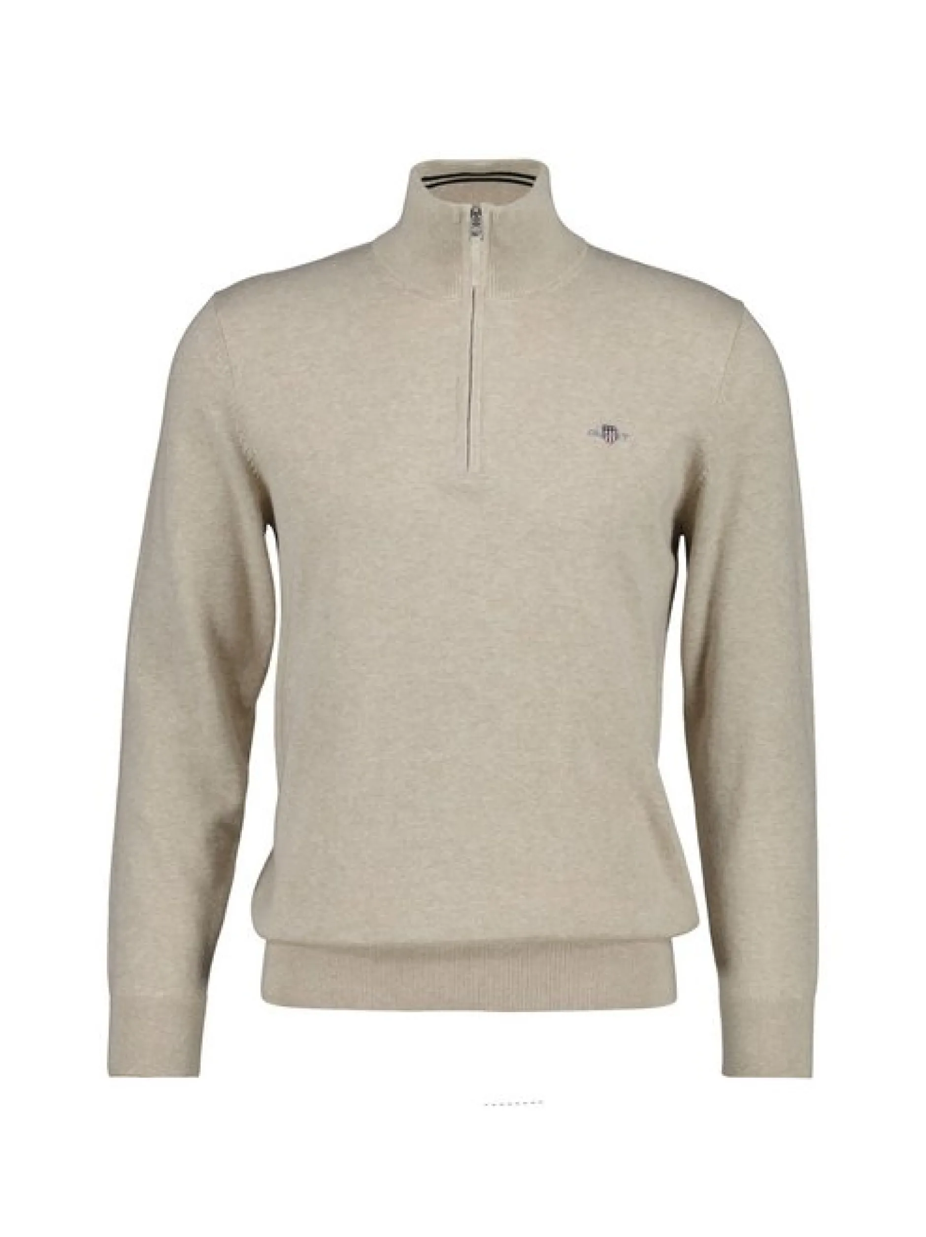 Gant Herren Strickpullover in beige - Ärmel: langarm