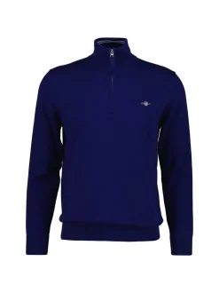 Gant Herren Strickpullover in blau - Ärmel: langarm
