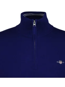 Gant Herren Strickpullover in blau - Ärmel: langarm