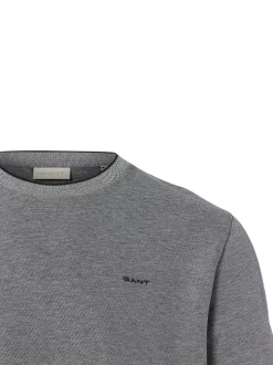 Gant Herren T-Shirt in altrosa weiß - Ärmel: kurzarm
