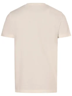 Gant Herren T-Shirt in beige - Ausschnitt: Rundhals