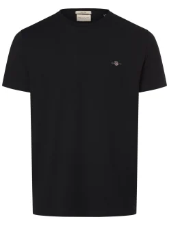 Gant Herren T-Shirt in marine - Ausschnitt: Rundhals